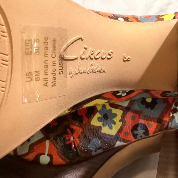 Circus NY by Sam Edelman Multicolored 60's Susie Platform Block-Heel Loafers- 8 - Picture 3 of 11